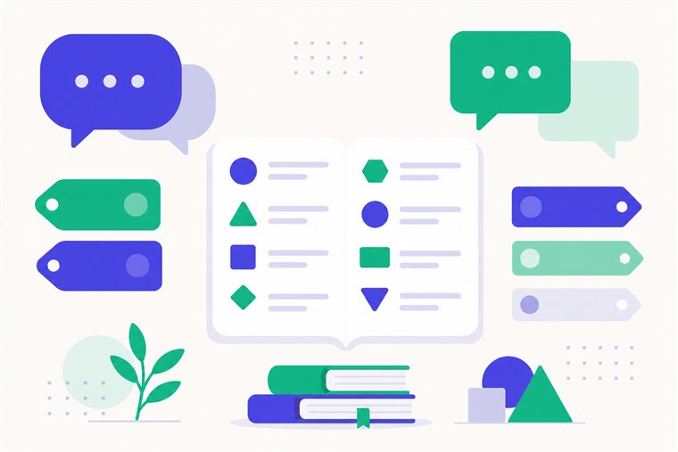 Mots-clés de la crypto sur un tableau